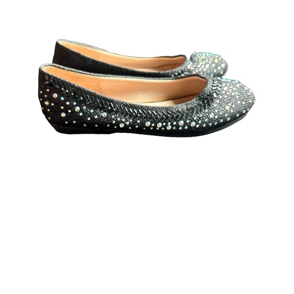 Link Black and Silver Studded Ballet Flats - Picture 6 of 6